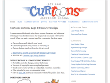 Tablet Screenshot of curtoons.com